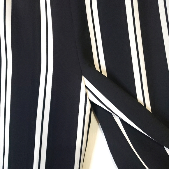 Karl Lagerfeld Paris Striped Culotte Pants Women's Size 8 - Picture 7 of 7
